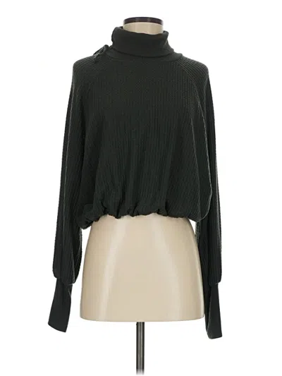 Pre-owned Project Social T Turtleneck Sweater In Green