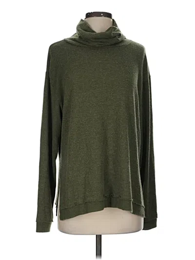 Pre-owned Project Social T Turtleneck Sweater In Green