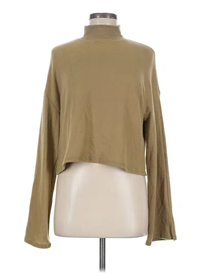 Pre-owned Project Social T Turtleneck Sweater In Tan