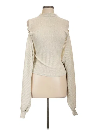 Pre-owned Project Social T Turtleneck Sweater In White