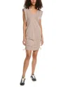 PROJECT SOCIAL T PROJECT SOCIAL T TWILIGHT DOUBLE V SHIRRED WASHED MINI DRESS