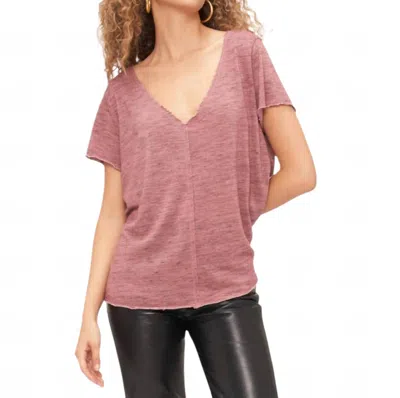 Project Social T Wearever Marled Tee In Orchid Haze In Pink