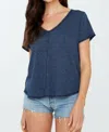 Project Social T Wearever Short Sleeve Tee In Midnight Navy In Blue