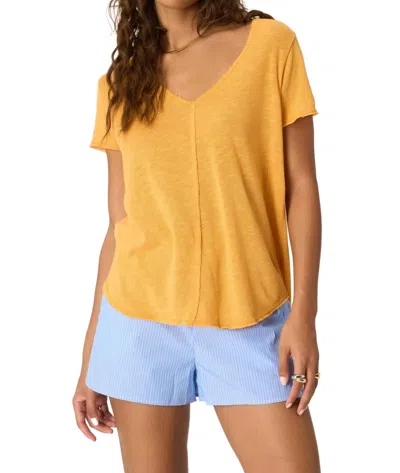 Project Social T Wearever Tee In Amber Glow In Yellow