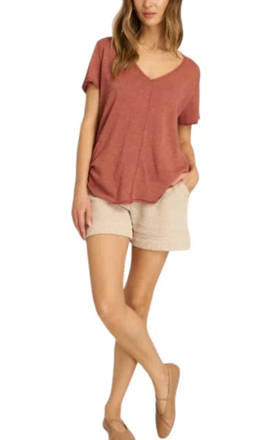 Project Social T Wearever Tee Top In Desert Clay In Multi