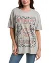 Project Social T Whiskey Bourbon Distressed Relaxed T-shirt In Gray