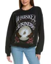 Project Social T Whiskey Business Oversized Sweatshirt In Black