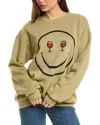 Project Social T Wine Eyes Sweatshirt In Green