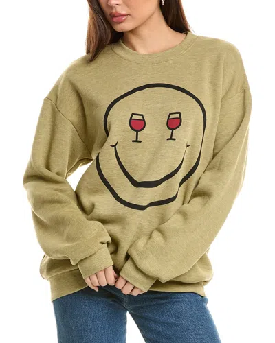 Project Social T Wine Eyes Sweatshirt In Green