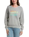 Project Social T Wine/tequila Reversible Sweatshirt In Gray