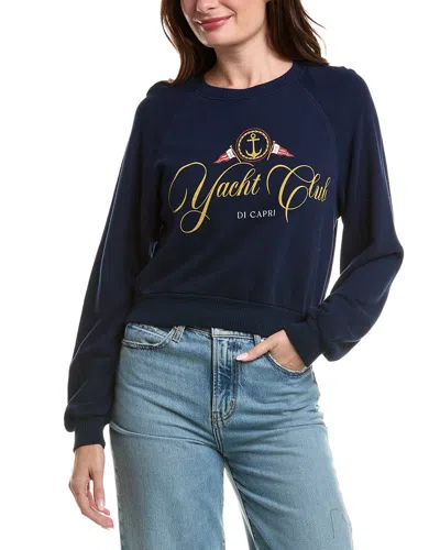 Project Social T Yacht Club Shrunken Sweatshirt In Blue