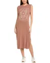 Project Social T Yin Yang Tiger Back-v Maxi Dress