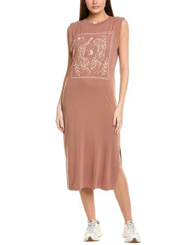Project Social T Yin Yang Tiger Back-v Maxi Dress