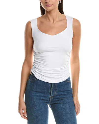 Project Social T Yulia Sweetheart Neck Seamless Tank In White