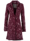 Projet Alabama Patterned Coat In Pink