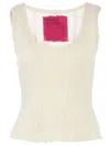 Projet Alabama Scoop Neck Tank Top In White