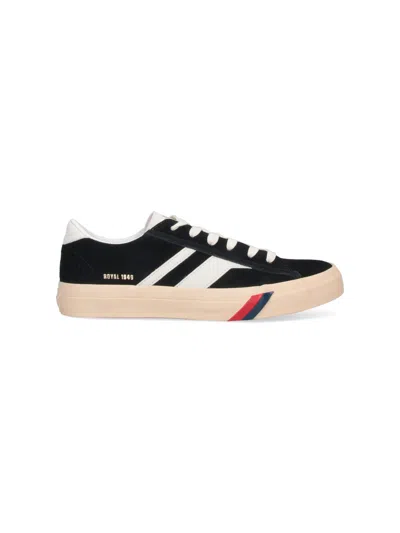 Pro-keds 1949 Men's 100% Leather Sneakers In Black