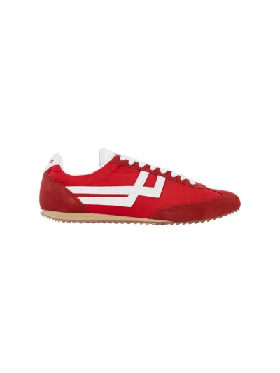 Pro-keds 1949 Men's 100% Leather Sneakers In Red