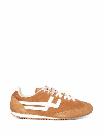 Pro-keds Racer 77 Suede-finish Sneakers In Brown