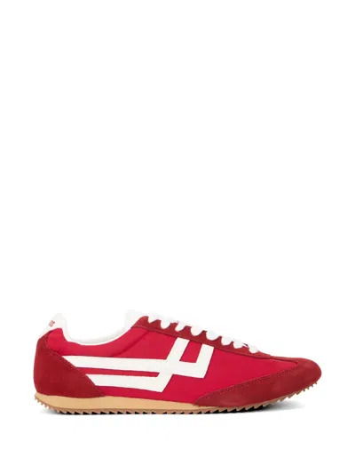 Pro-keds Racer 77 Suede-panelled Sneakers In Red