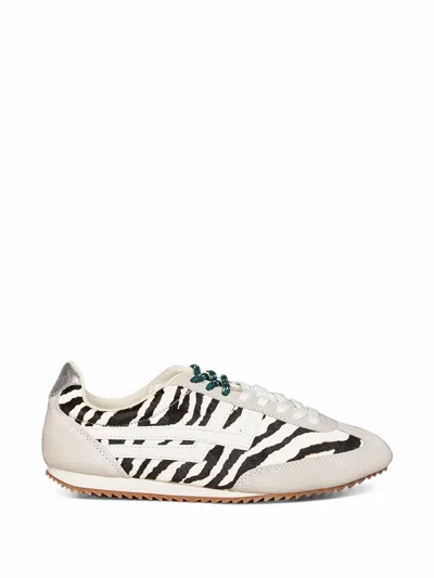 Pro-keds Racer 77 Zebra-print Panelled Sneakers In Neutral