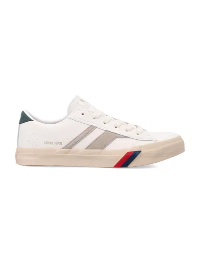 Pro-keds Royal 1949 - Leather And Suede Trainers In Neutral