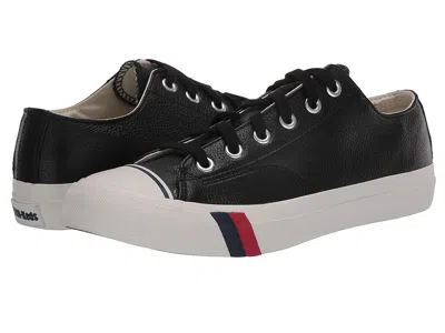 Pro-keds Royal Lo Lace Up Casual Shoes Black Leather 2 :