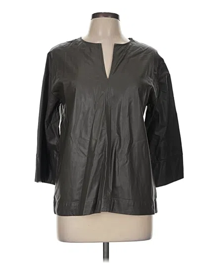 Pre-owned Prolōgue 3/4 Sleeve Blouse In Black