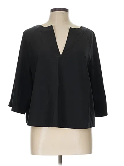 Pre-owned Prolōgue 3/4 Sleeve Blouse In Black