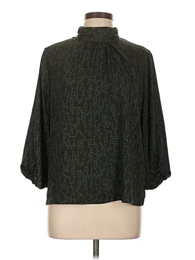 Pre-owned Prolōgue 3/4 Sleeve Blouse In Green