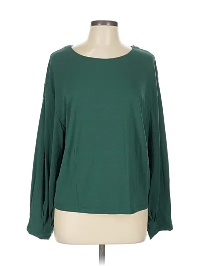 Pre-owned Prolōgue 3/4 Sleeve T-shirt In Green