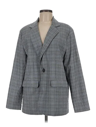 Pre-owned Prolōgue Blazer Jacket In Gray