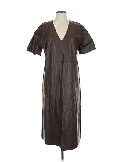 Pre-owned Prolōgue Casual Dress In Brown