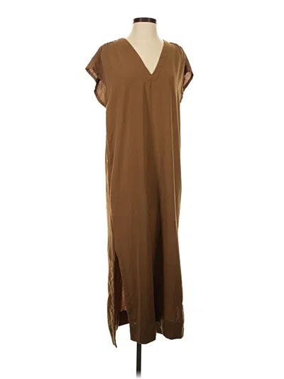 Pre-owned Prolōgue Casual Dress In Brown