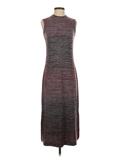 Pre-owned Prolōgue Casual Dress In Burgundy
