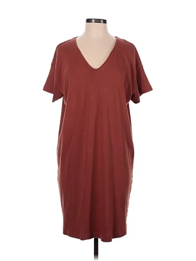 Pre-owned Prolōgue Casual Dress In Burgundy
