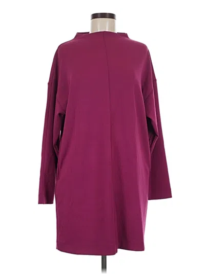 Pre-owned Prolōgue Casual Dress In Burgundy