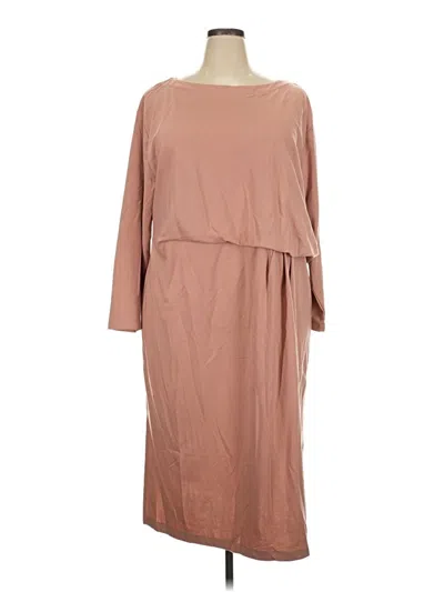 Pre-owned Prolōgue Casual Dress In Tan