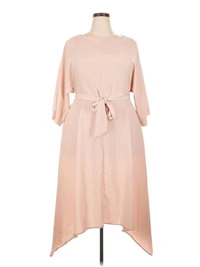 Pre-owned Prolōgue Casual Dress In Tan