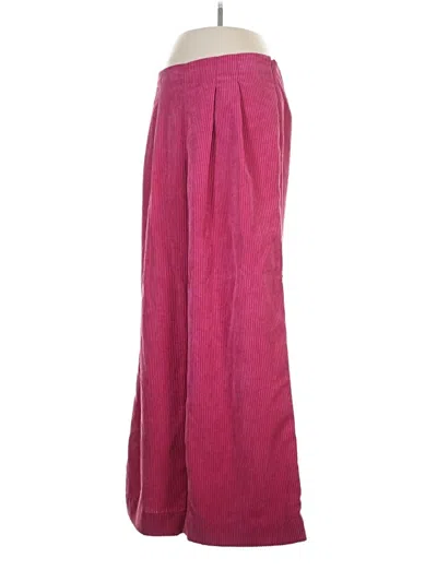 Pre-owned Prolōgue Casual Pants In Burgundy