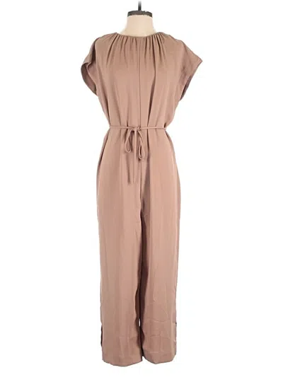 Pre-owned Prolōgue Jumpsuit In Tan