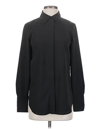 Pre-owned Prolōgue Long Sleeve Blouse In Black