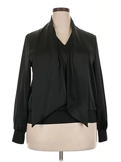 Pre-owned Prolōgue Long Sleeve Blouse In Black