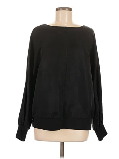 Pre-owned Prolōgue Long Sleeve Blouse In Black