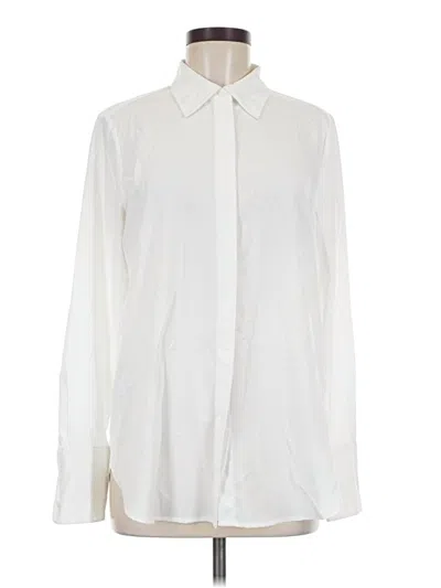 Pre-owned Prolōgue Long Sleeve Blouse In Ivory