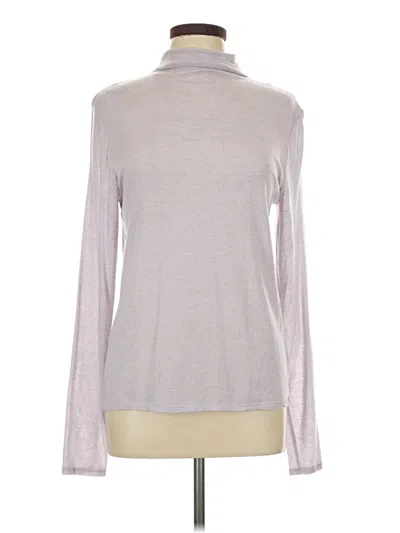 Pre-owned Prolōgue Long Sleeve Turtleneck In Silver