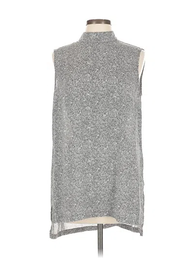 Pre-owned Prolōgue Sleeveless Blouse In Silver
