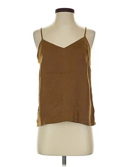 Pre-owned Prolōgue Tank Top Brown Halter Neckline Tops