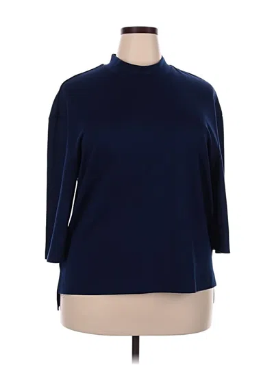 Pre-owned Prolōgue Turtleneck Sweater In Blue