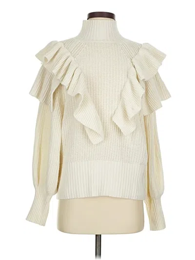 Pre-owned Prolōgue Turtleneck Sweater In Ivory